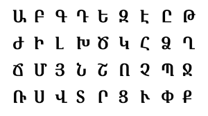 Armenian alphabet, Armenia, Armenian language, Armenian matters, Haylingua Blog